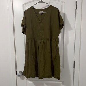 Universal Thread Olive Green Mini Dress